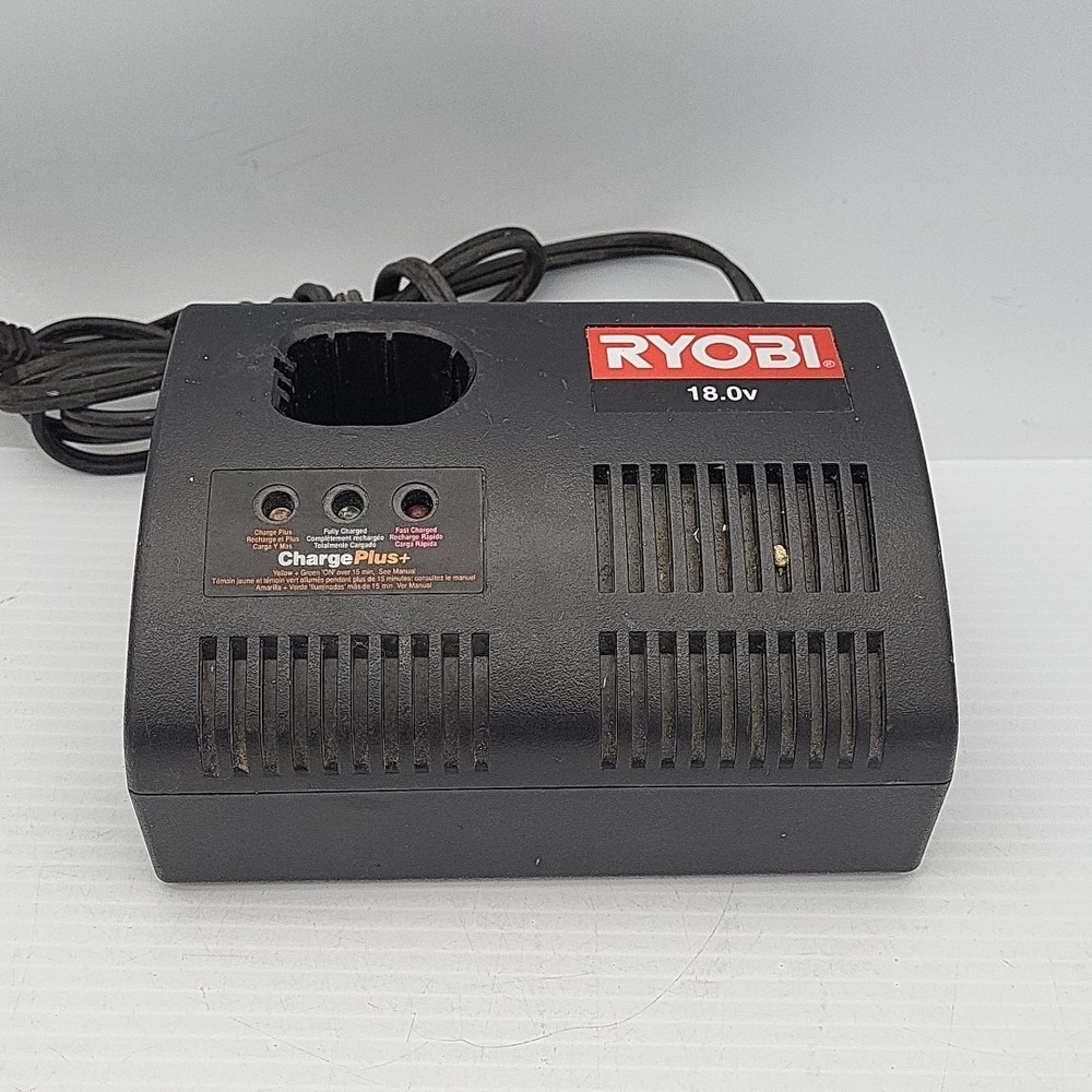 Ryobi 18.0V ChargePlus+ P110 NiCd Battery Charger 1423701 Black